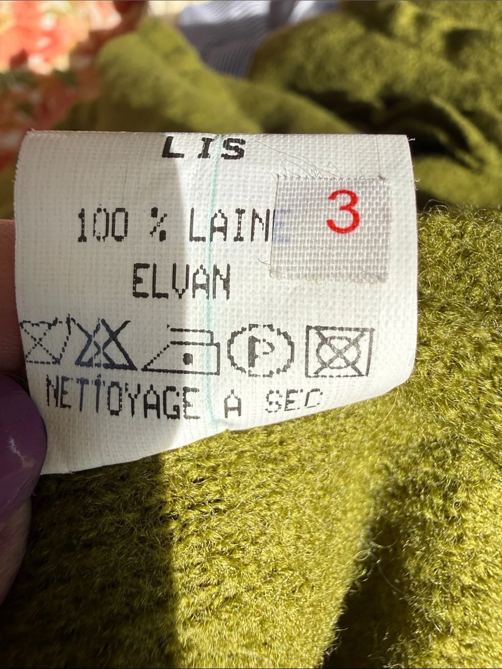 Eva Tralala Paris chartreuse 100% boiled wool toggle French style jacket Size S - Picture 14 of 14